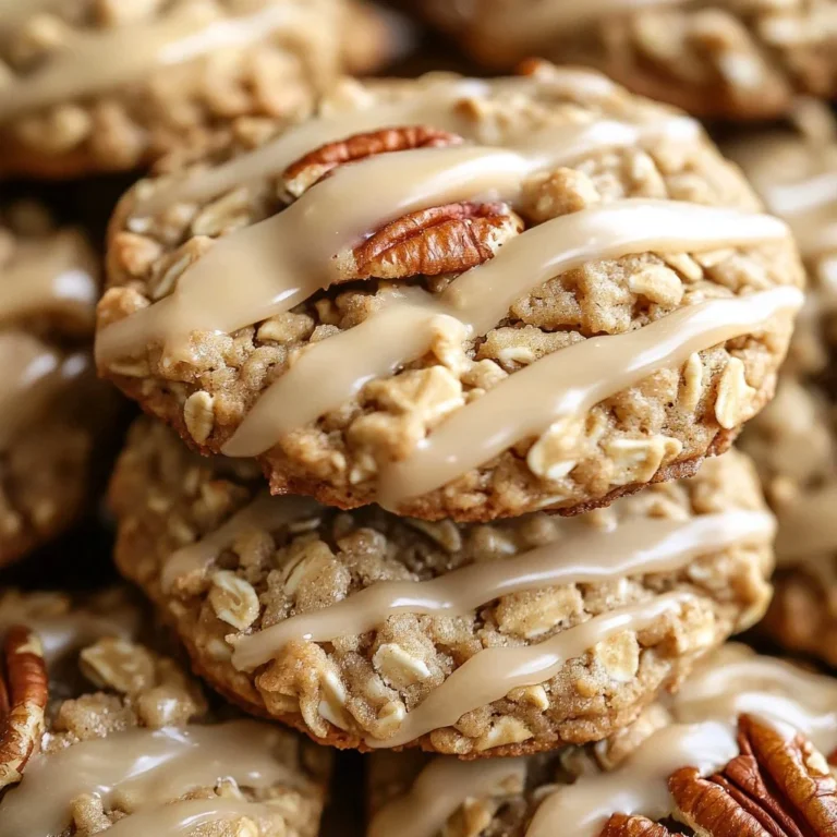 Delicious Maple Oatmeal Cookies with a golden-brown color and chewy texture