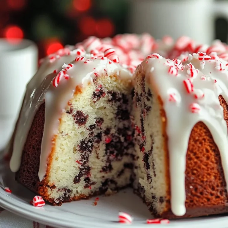Delicious Mint Chocolate Bundt Cake with chocolate glaze and mint leaves garnish