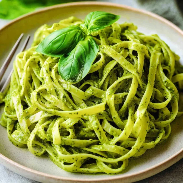 Quick and easy Minute Spinach Pasta Sauce in a bowl