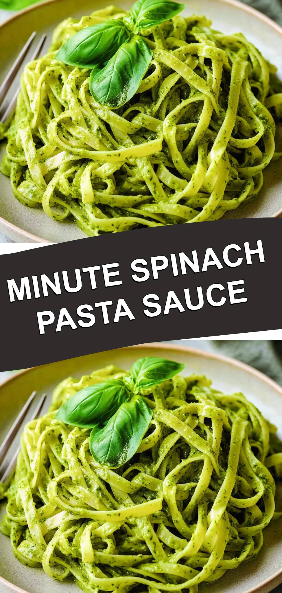 Minute Spinach Pasta Sauce