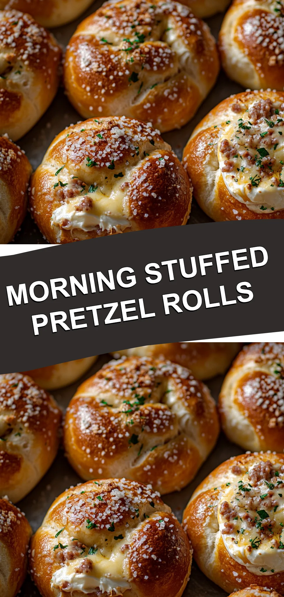 Morning Stuffed Pretzel Rolls