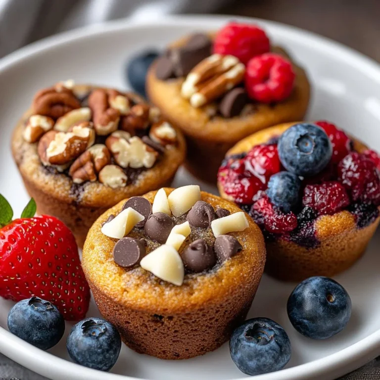 Delicious pancake muffins in six flavors for a perfect breakfast treat