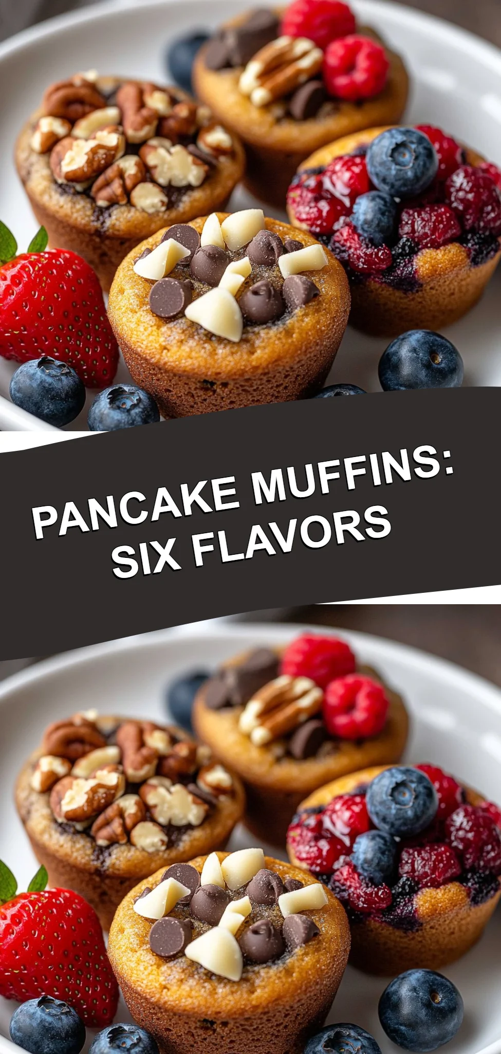 Pancake Muffins: Six Flavors