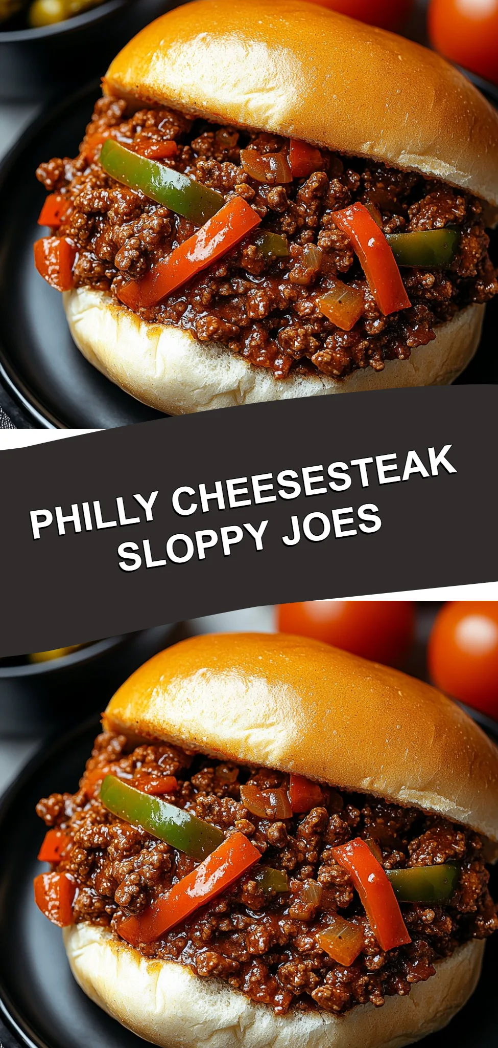 Philly Cheesesteak Sloppy Joes