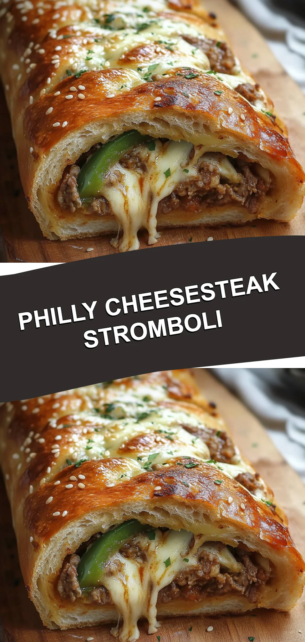 Philly Cheesesteak Stromboli