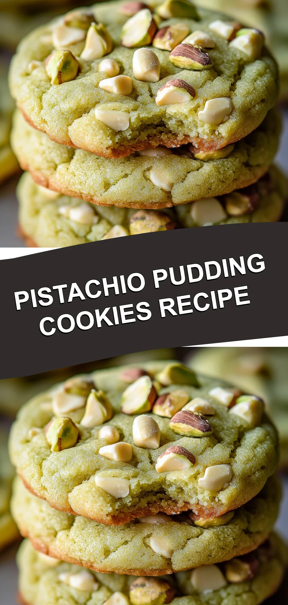 Pistachio Pudding Cookies Recipe