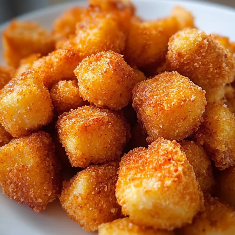 Crispy and flavorful popcorn chicken served with dipping sauce.