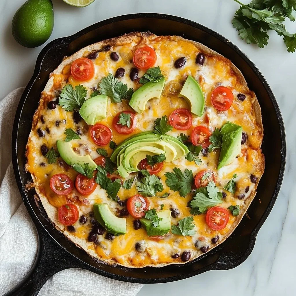 Protein-packed breakfast burrito filled with eggs, beans, and vegetables.