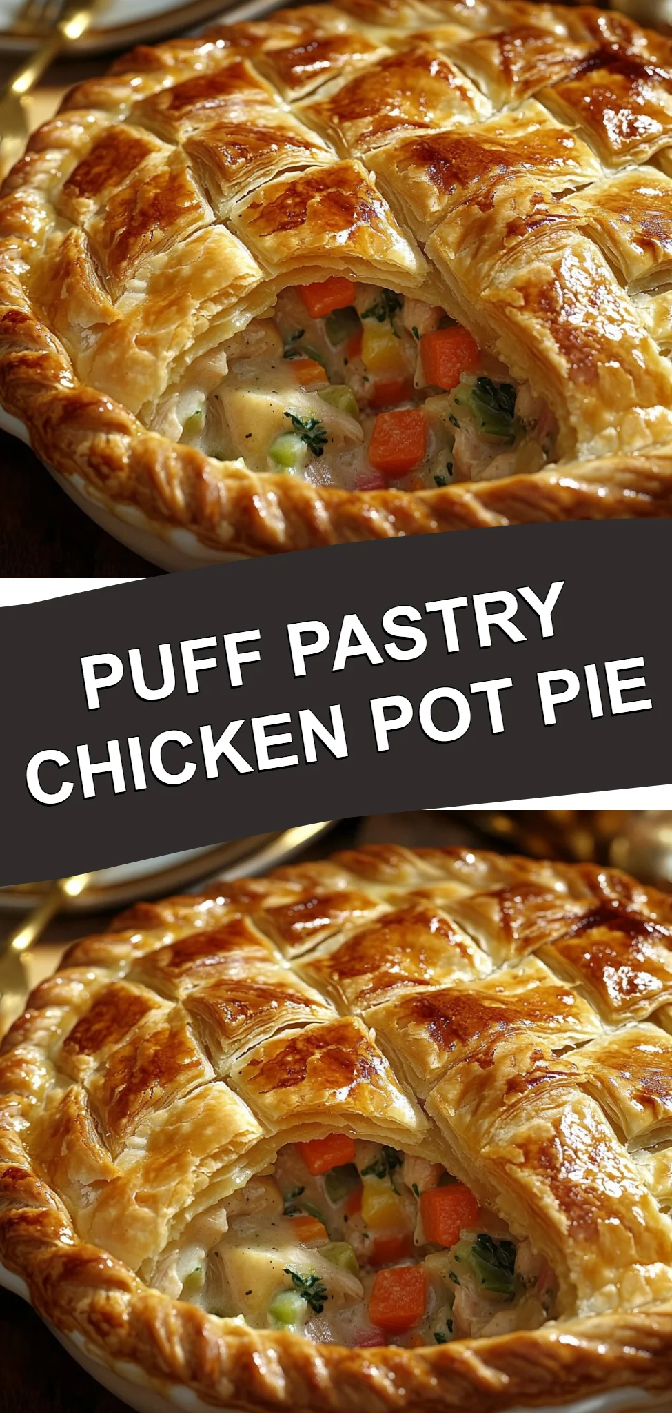 Puff Pastry Chicken Pot Pie