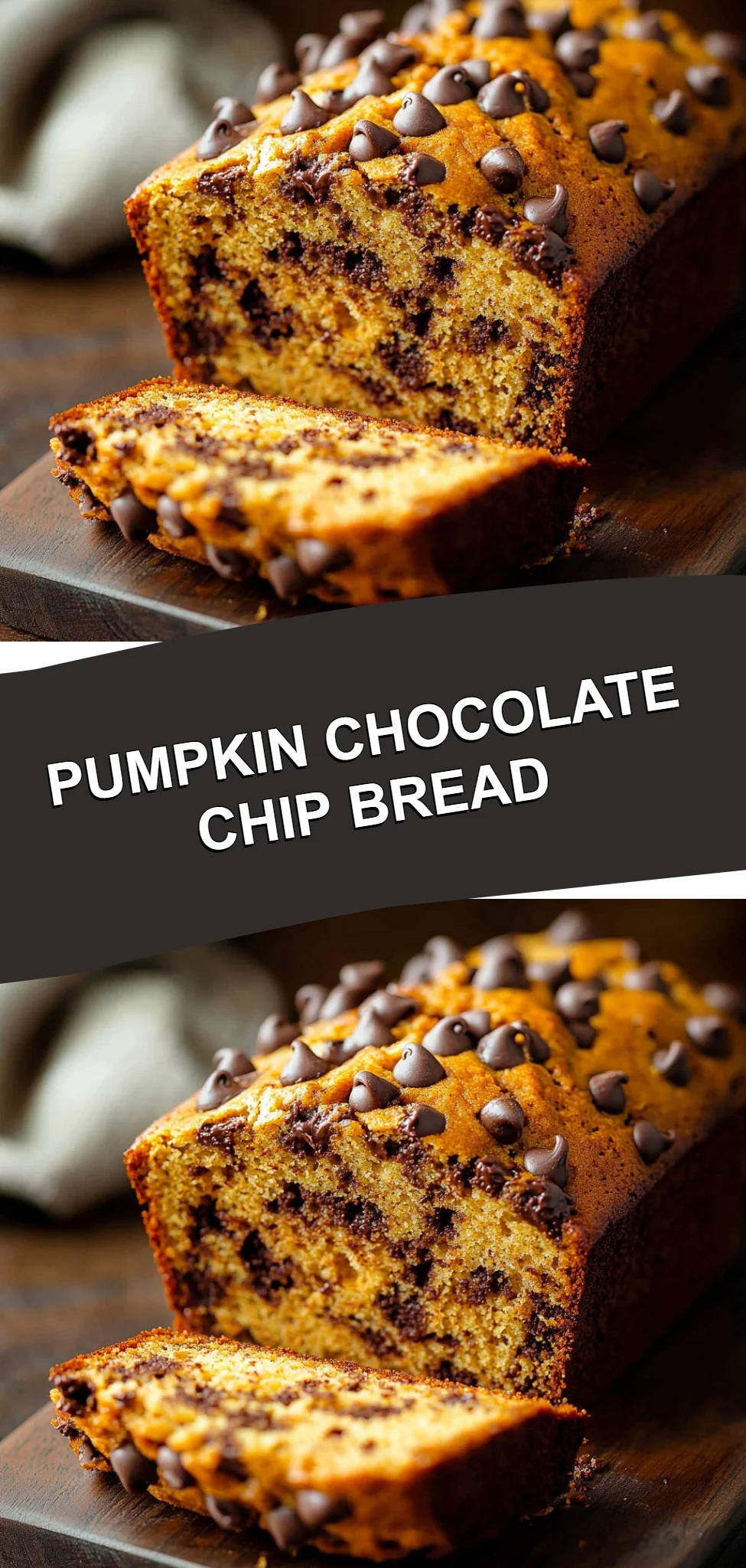 Pumpkin Chocolate Chip Bread