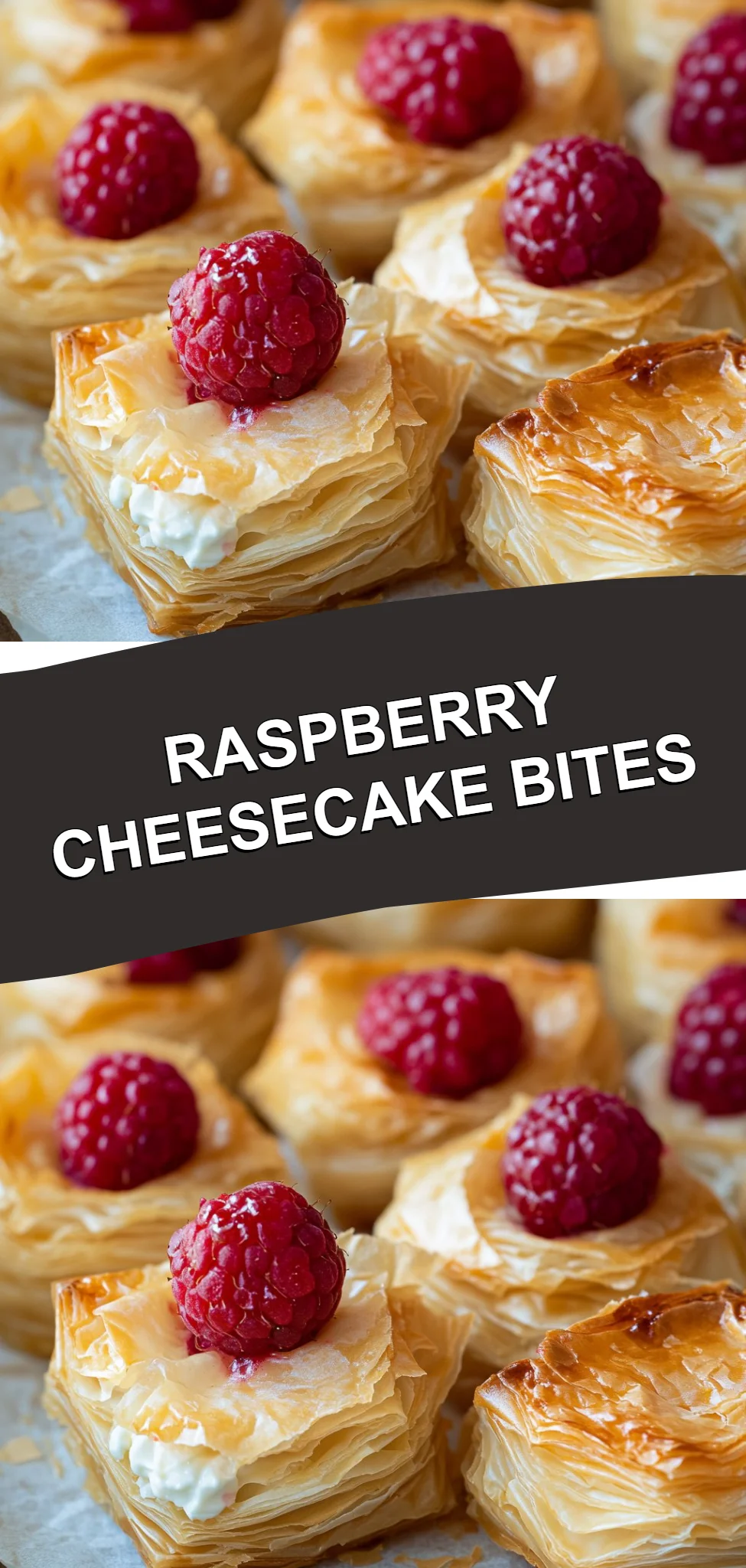 Raspberry Cheesecake Bites