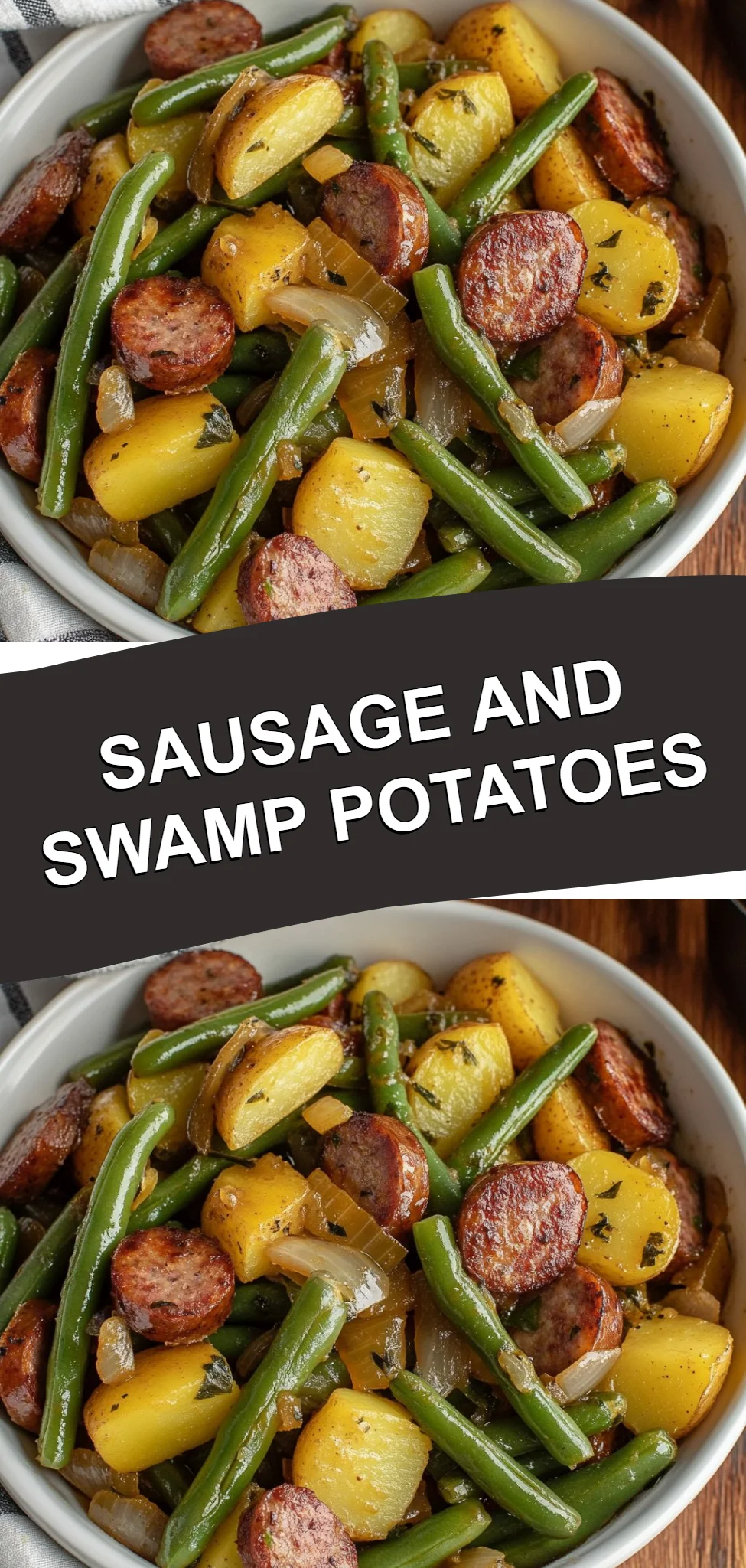 Sausage and Swamp Potatoes