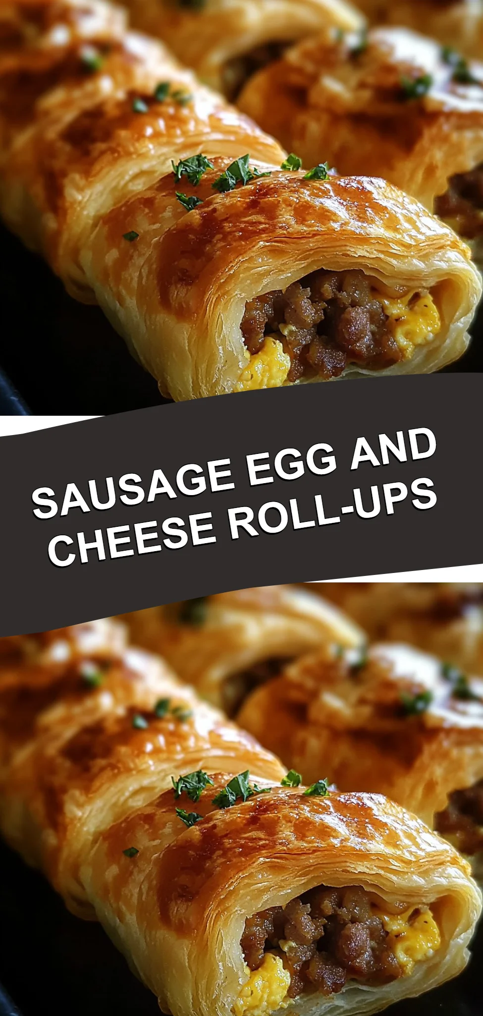 Sausage Egg and Cheese Roll-Ups