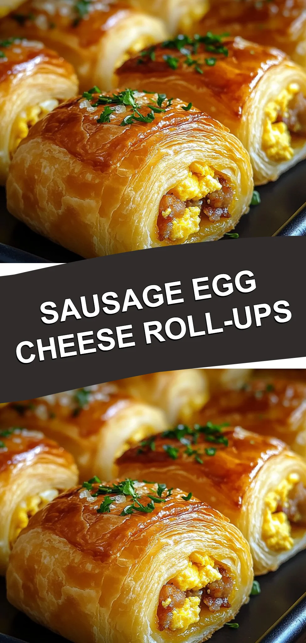 Sausage Egg Cheese Roll-Ups