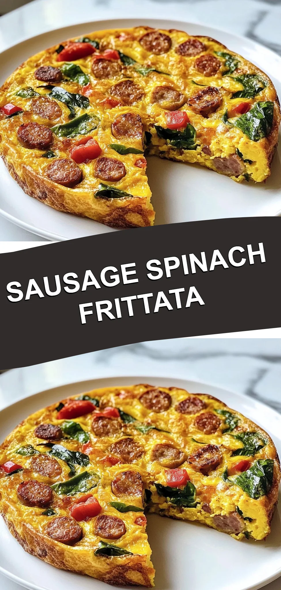 Sausage Spinach Frittata