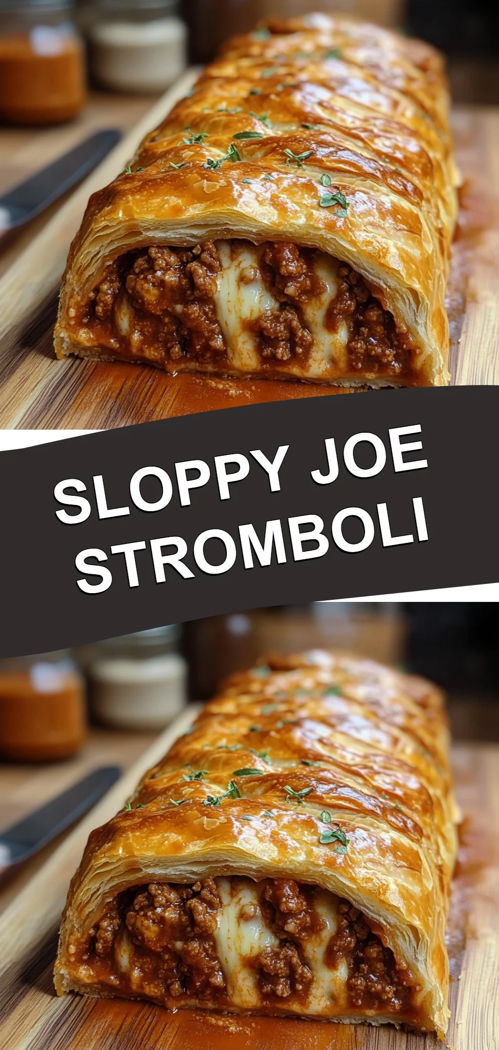 Sloppy Joe Stromboli
