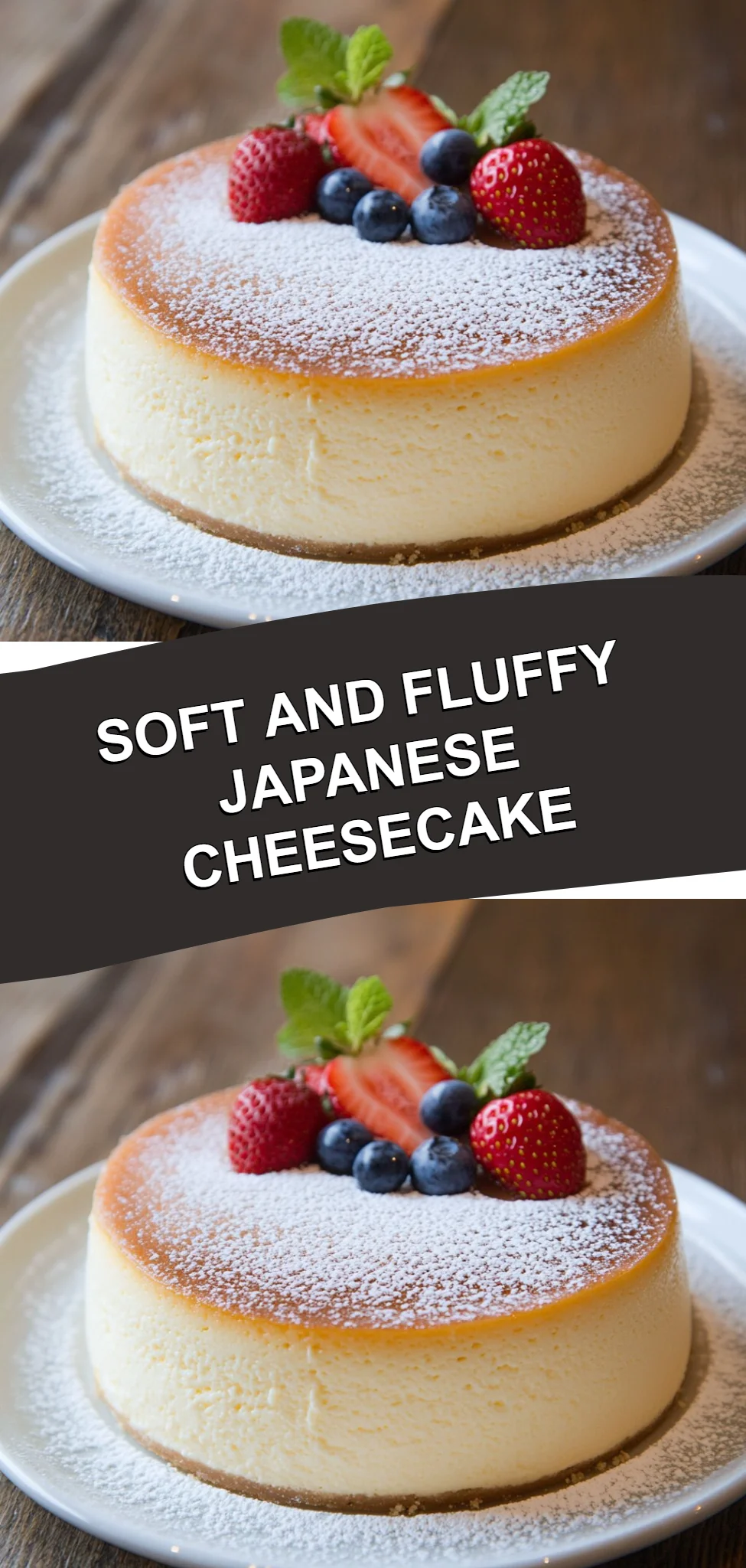 Soft and Fluffy Japanese Cheesecake