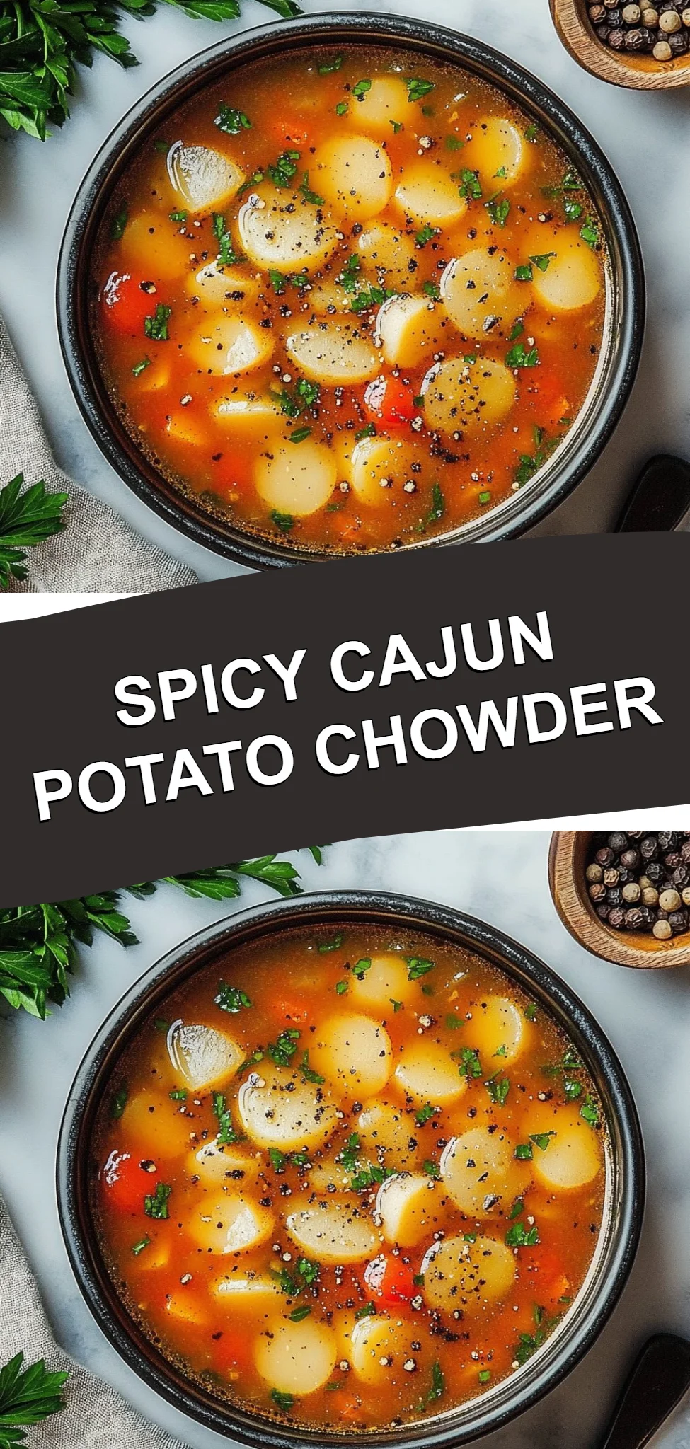 Spicy Cajun Potato Chowder