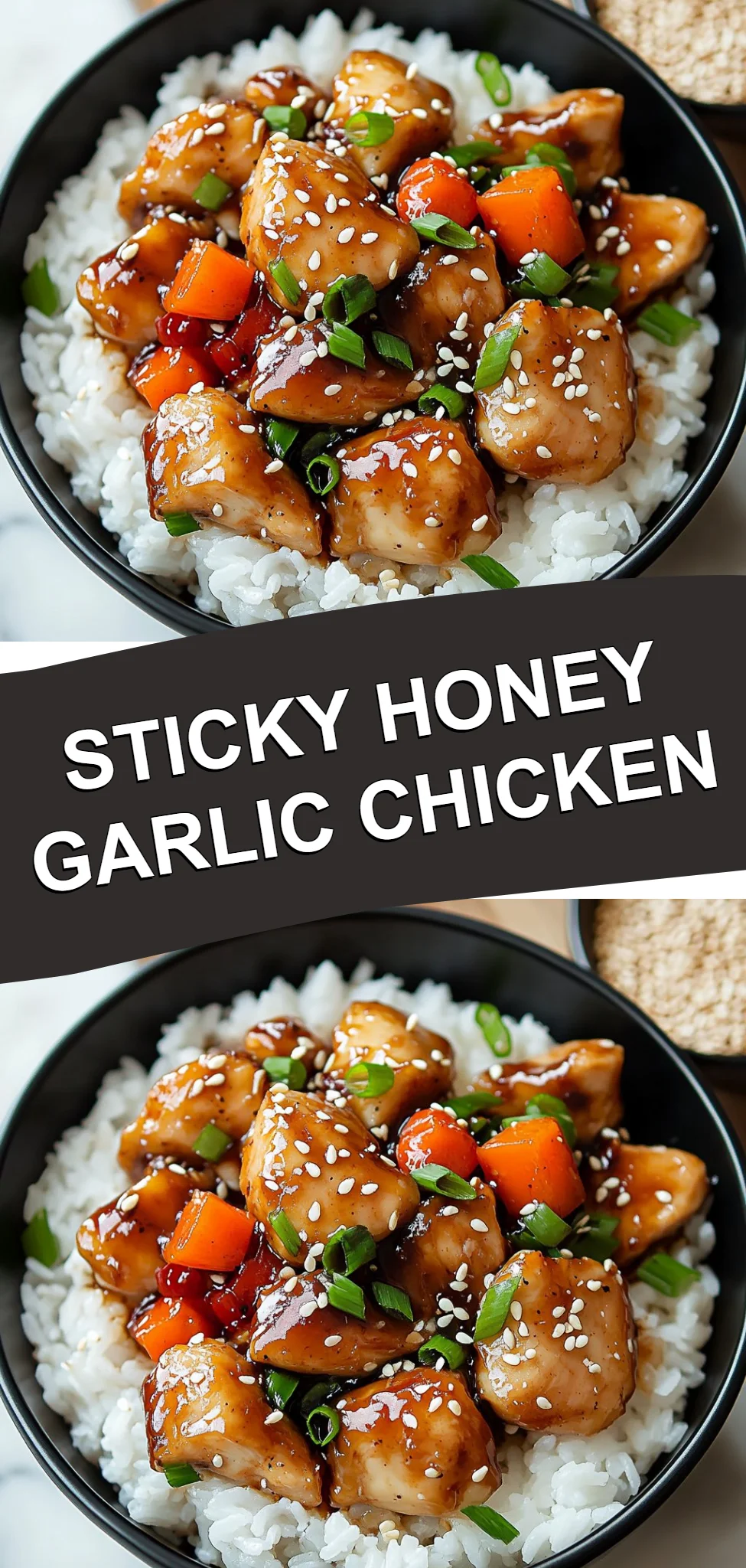 Sticky Honey Garlic Chicken