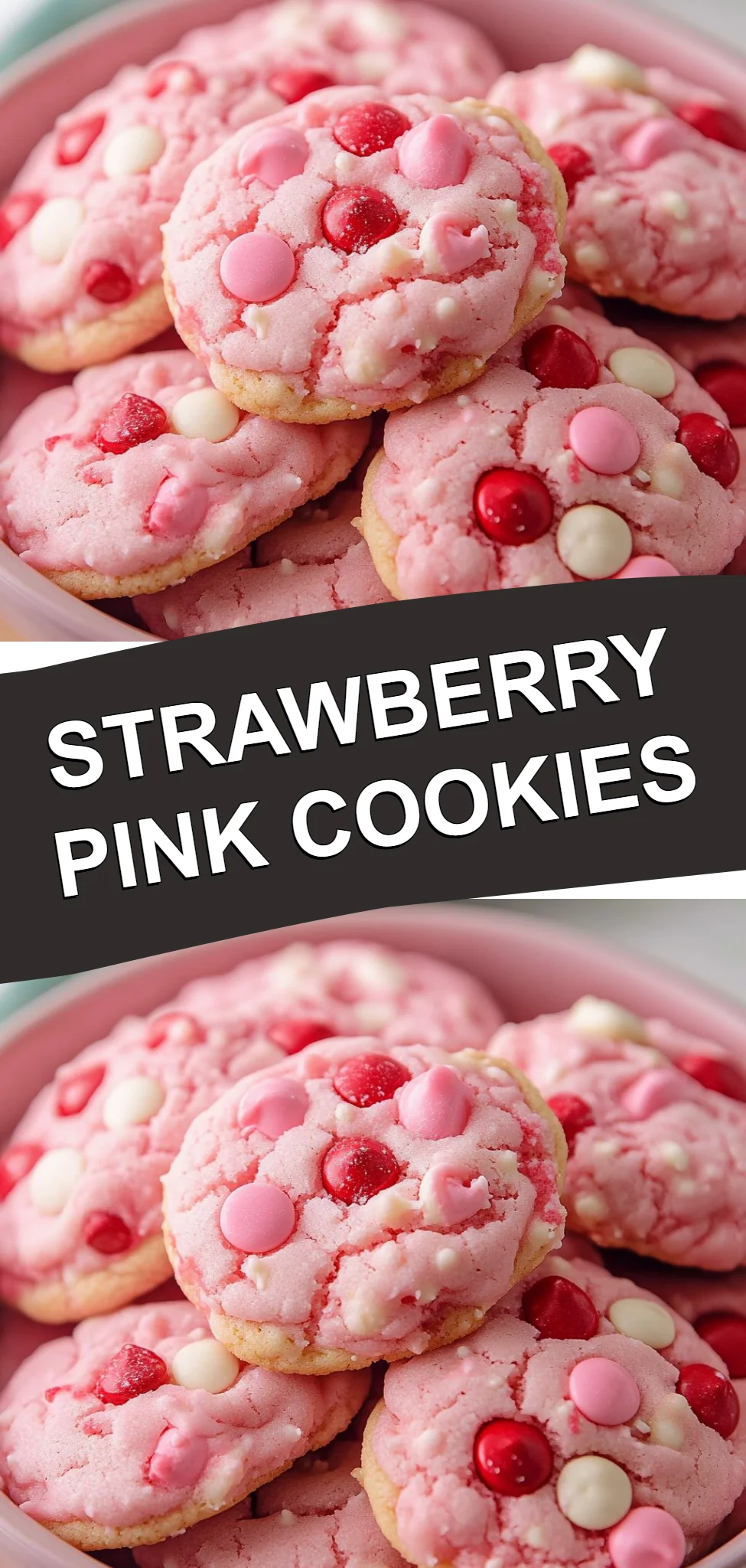 Strawberry Pink Cookies