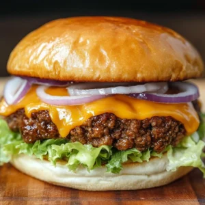 Big Bell Beefer burger served with fresh ingredients and a savory sauce
