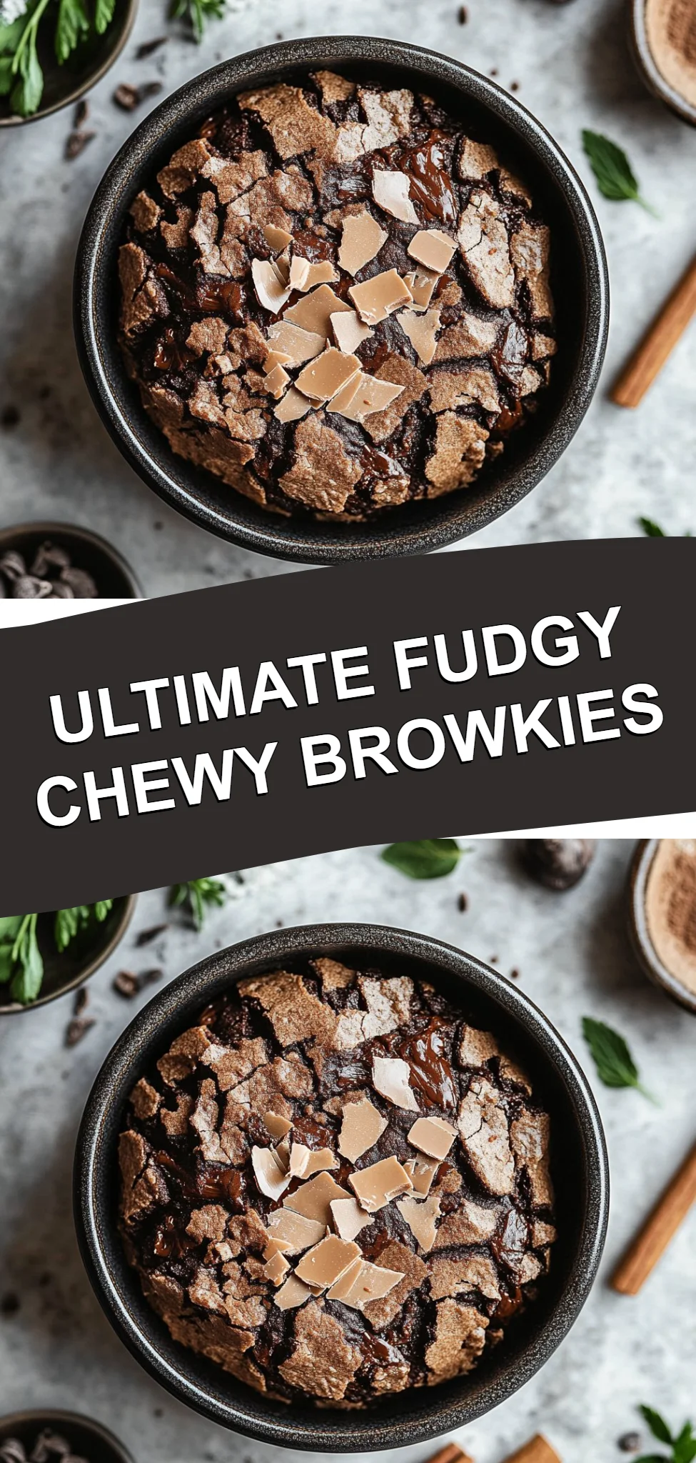 Ultimate Fudgy Chewy Browkies