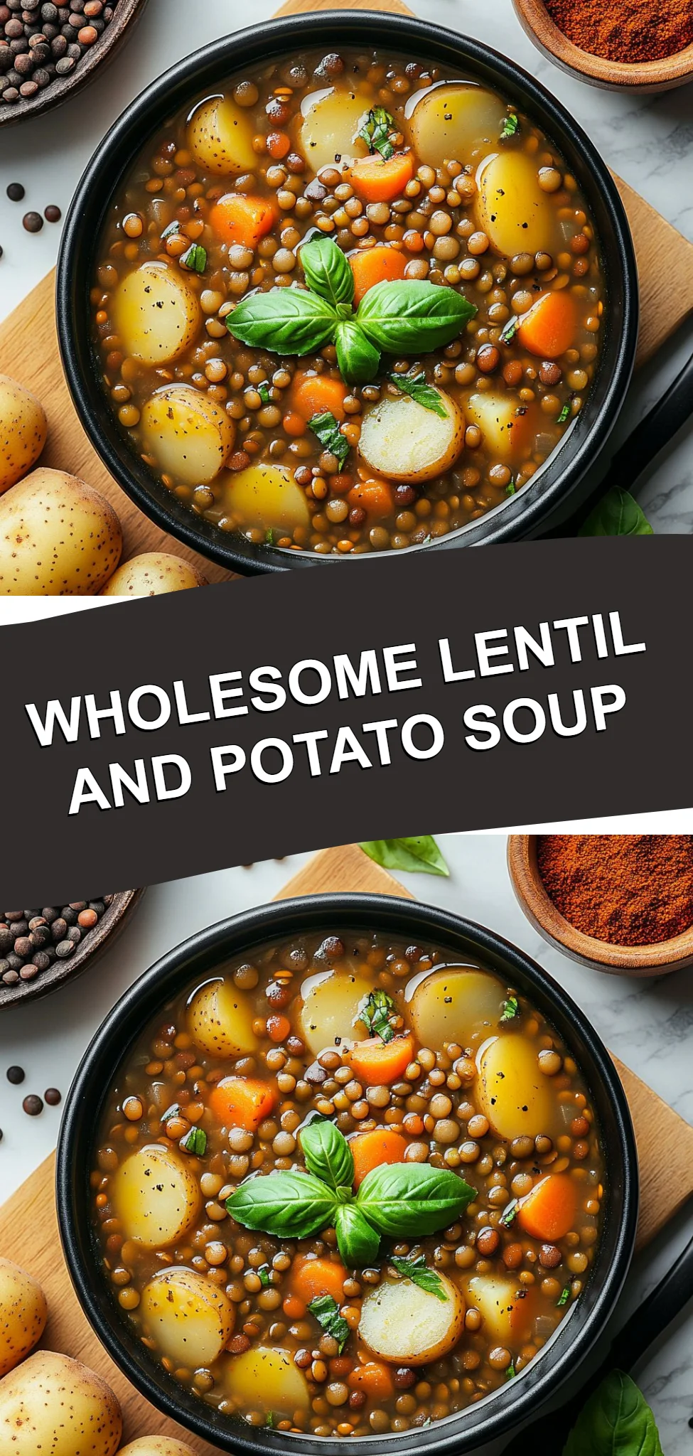 Wholesome Lentil and Potato Soup