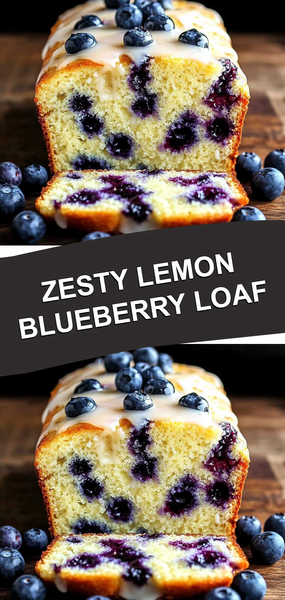 Zesty Lemon Blueberry Loaf