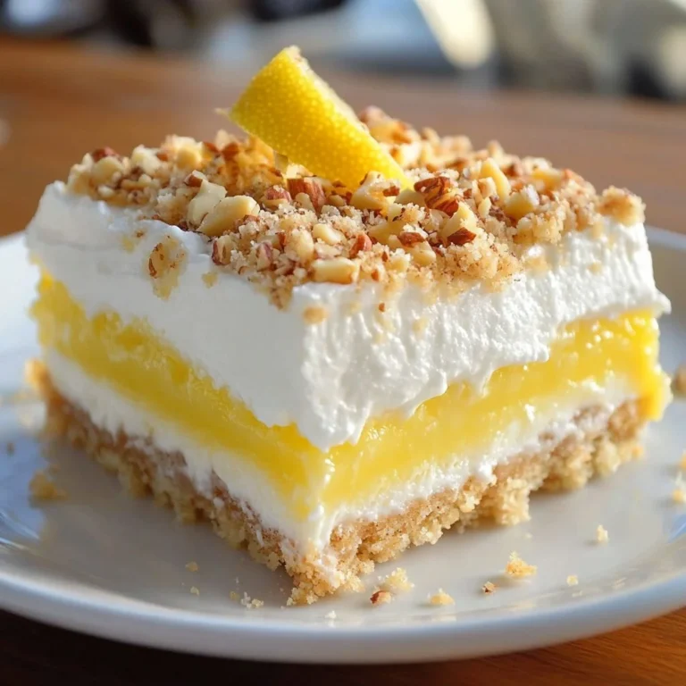 Zesty Lemon Lush Parfait layered with lemon cream and biscuit crumbles